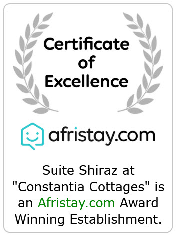 Suite SHIRAZ - Certificate of Excellence 2020
